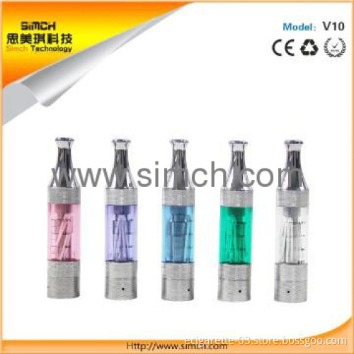 Colorful vivi nova v10 Coil head replaceable clearomizer ego tank
